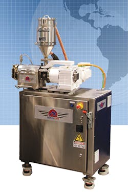 American Kuhne's small-scale extruders can be used in the lab. The units can help users test materials prior to production. American Kuhne's small-scale extruders can be used in the lab. The units can help users test materials prior to production.
