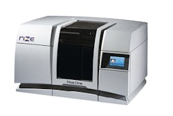 The Rize One printer produces 3-D parts that require very little post-processing. The Rize One printer produces 3-D parts that require very little post-processing.