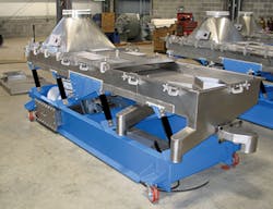 Witte's 400 series vibrating plastic pellet classifier Witte's 400 series vibrating plastic pellet classifier