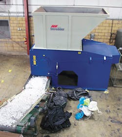 Avian’s ASG1500 customized shredder at work. Avian’s ASG1500 customized shredder at work.