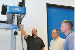 Sepro can offer three levels of robot training at its facility or at a molder's plant. Sepro can offer three levels of robot training at its facility or at a molder's plant.