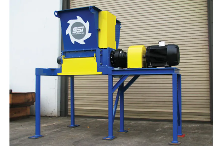 Single-rotor shredder/grinder offers adjustable force | Plastics ...