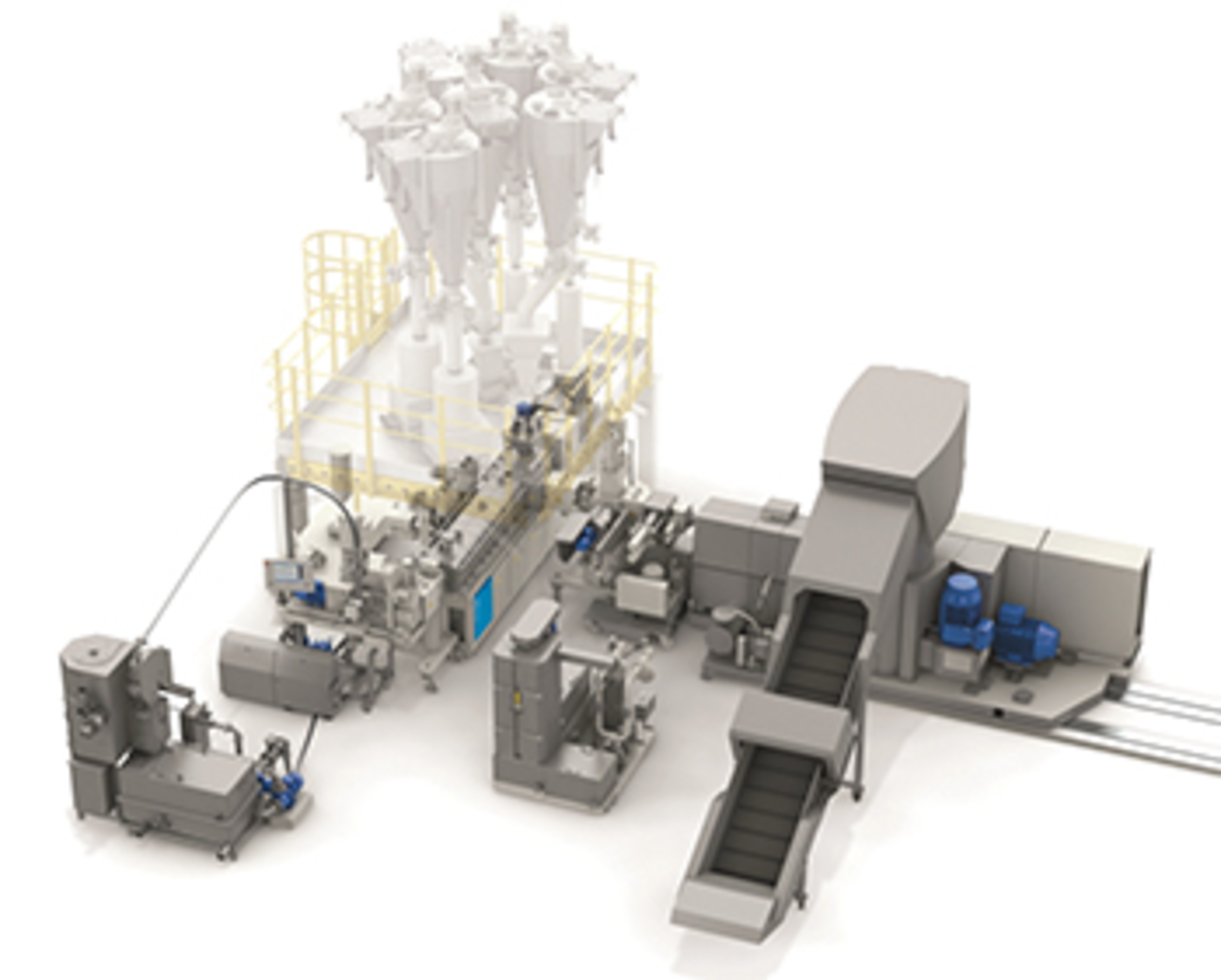 The EdelweissCompounding extrusion system from KraussMaffei Berstorff