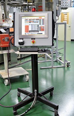 An Entek extruder-control system An Entek extruder-control system