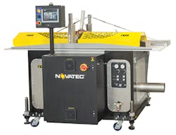 Novatec's NS-6 Up-Cut Servo Traveling Extrusion Saw Novatec's NS-6 Up-Cut Servo Traveling Extrusion Saw