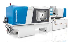 KraussMaffei's PX series all-electric injection molding machine KraussMaffei's PX series all-electric injection molding machine