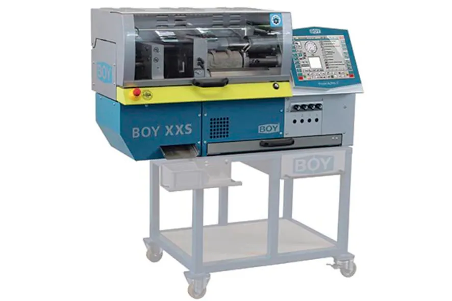 Boy debuts its smallest injection molding unit | Plastics Machinery ...