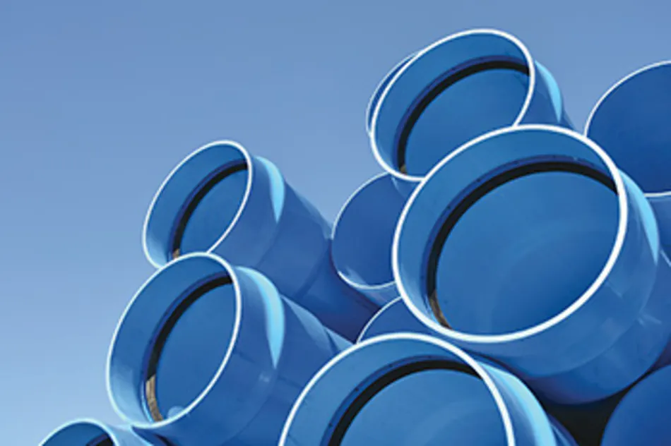 Molecor machine makes oriented PVC pipe | Plastics Machinery ...
