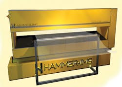 Hammer-IMS' Curtain is a non-nuclear device for inline thickness measurement of film and sheet. Hammer-IMS' Curtain is a non-nuclear device for inline thickness measurement of film and sheet.