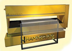 Hammer-IMS' Curtain is a non-nuclear device for inline thickness measurement of film and sheet. Hammer-IMS' Curtain is a non-nuclear device for inline thickness measurement of film and sheet.
