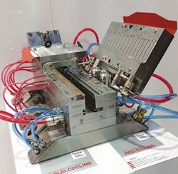 Greiner Extrusion's Solid.Cooling system is used downstream in profile extrusion for holding the profile's shape while it is cooled. Greiner Extrusion's Solid.Cooling system is used downstream in profile extrusion for holding the profile's shape while it is cooled.