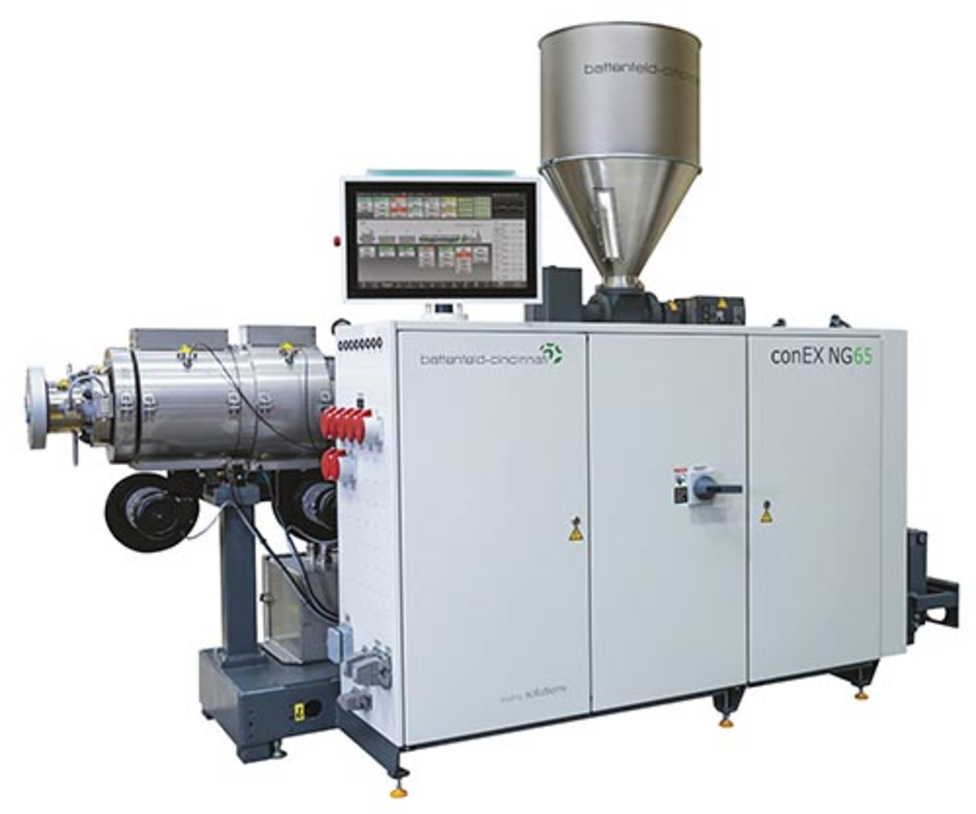 The conEX NG conical twin-screw extruder from Battenfeld-Cincinnati