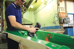 The HandyScan 3D laser scanner from Creaform The HandyScan 3D laser scanner from Creaform