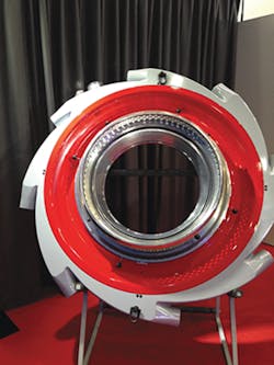 Addex's new air ring features a dual-flow design. Addex's new air ring features a dual-flow design.