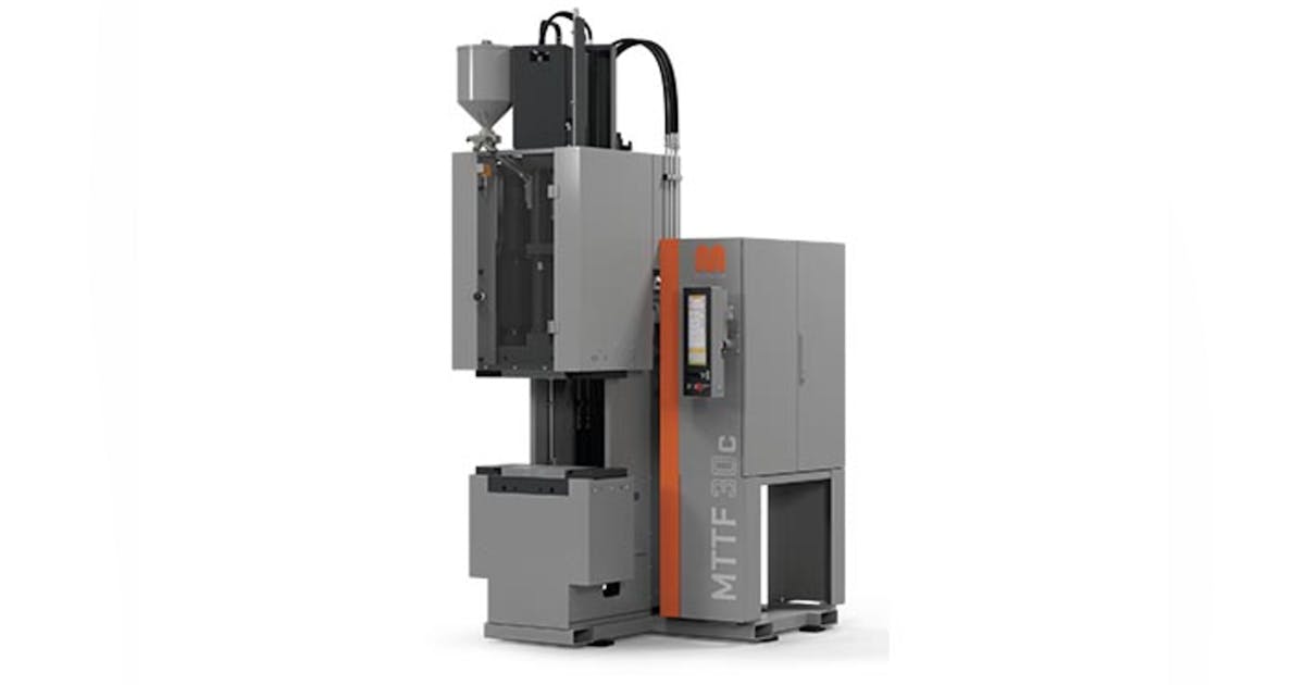 Vertical injection machine is compact and can process TPE | Plastics ...