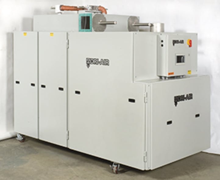 Dri-Air&apos;s floor-mounted 1500 FM joins its line of large desiccant dryers./Dri-Air Industries Inc.