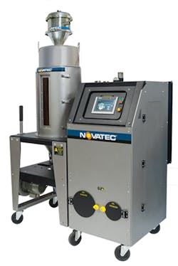 Novatec's NovaWheel Plus desiccant wheel dryers come with upgraded controls, including an energy-saving Overdry Protection feature./Novatec Inc. Novatec's NovaWheel Plus desiccant wheel dryers come with upgraded controls, including an energy-saving Overdry Protection feature./Novatec Inc.