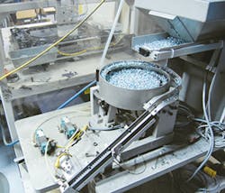 An automated screw-driving unit is used to assemble an appliance door that requires 34 screws./PMM An automated screw-driving unit is used to assemble an appliance door that requires 34 screws./PMM