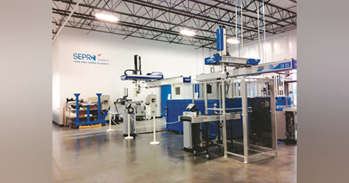 Sepro Plastic Machine Sepro to assemble large robots in Pa. | Plastics Machinery Manufacturing