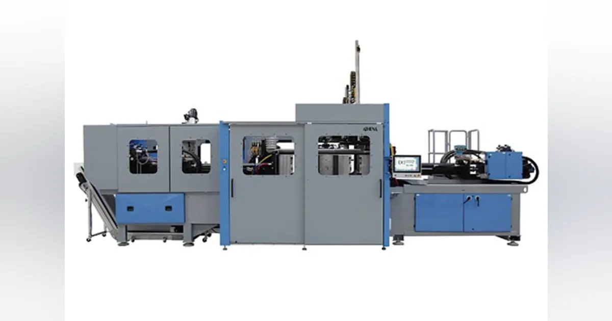 Athena Machine Athena debuts compact cube molding machine | Plastics Machinery ...