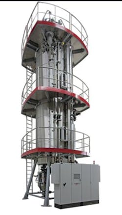 A ViscoStar SSP reactor allows PET Repreve resin to meet food-contact standards. A ViscoStar SSP reactor allows PET Repreve resin to meet food-contact standards.