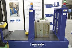 Die-Sep’s first all-electric mold separator at work Die-Sep’s first all-electric mold separator at work