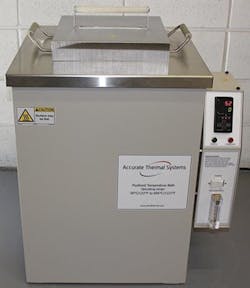 Accurate Thermal's FTBLL12W fluidized temperature bath Accurate Thermal's FTBLL12W fluidized temperature bath