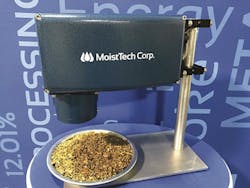 The MoistTech IR-3000 sensor uses near-infrared technology for instant, noncontact measurement. The MoistTech IR-3000 sensor uses near-infrared technology for instant, noncontact measurement.