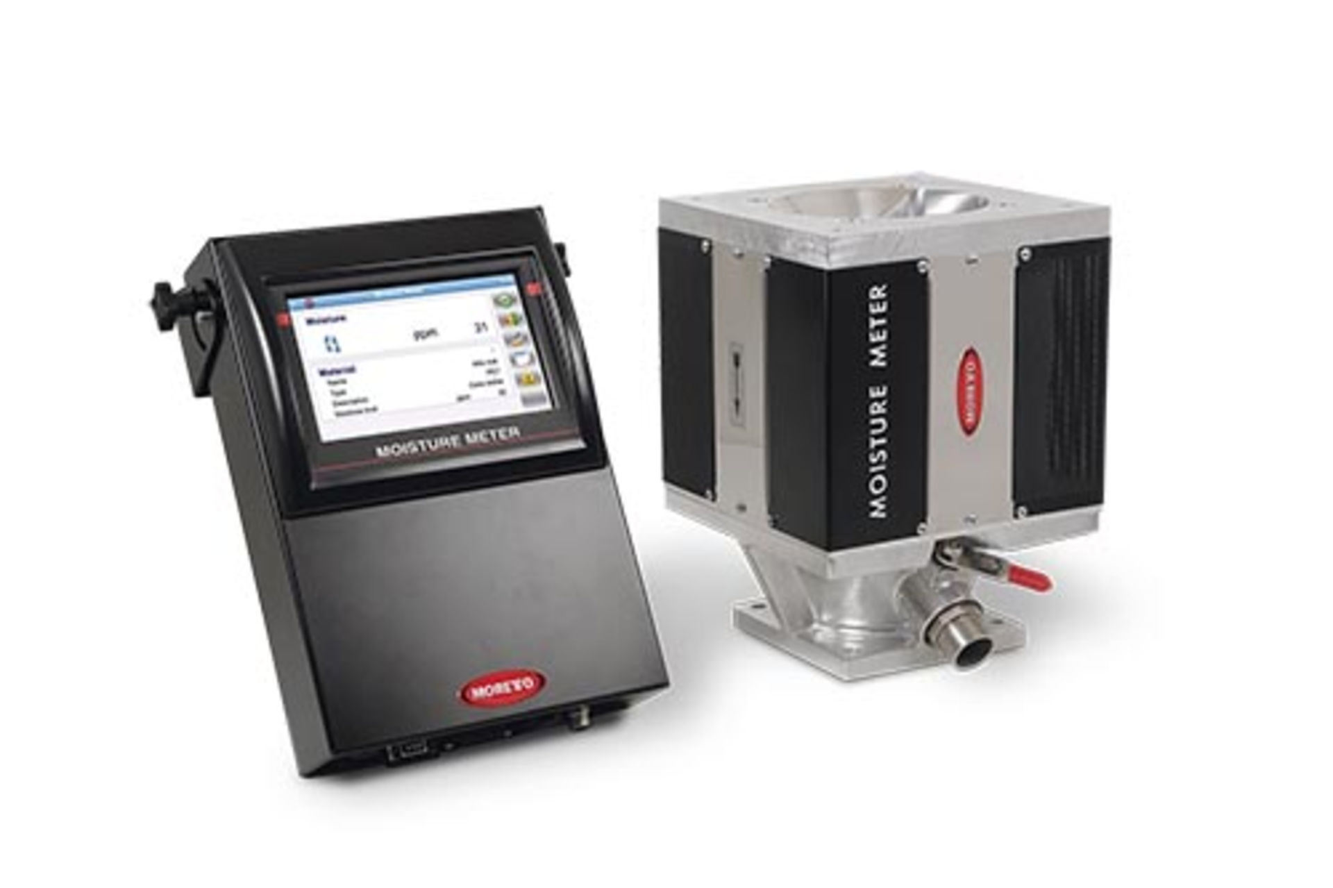 Moretto&acirc;&euro;&trade;s Moisture Meter system allows an operator to read the residual moisture in resin after it is treated.