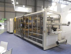 A thin-gauge, roll-fed, in-line thermoformer from OMG srl A thin-gauge, roll-fed, in-line thermoformer from OMG srl