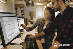 Milacron's Advanced Analytics system provides users with predictive capabilities. Milacron's Advanced Analytics system provides users with predictive capabilities.