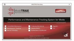 MoldTrax 6 software allows processors to track the performance and maintenance of molds and dies. The technology is now available in a cloud-based format. MoldTrax 6 software allows processors to track the performance and maintenance of molds and dies. The technology is now available in a cloud-based format.