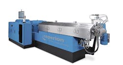 Coperion’s revised, compact version of its ZSK Mc¹⸠twin-screw extruder includes improved accessibility of the processing section. Coperion’s revised, compact version of its ZSK Mc¹⸠twin-screw extruder includes improved accessibility of the processing section.