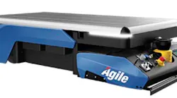 Comau's Agile 1500 can carry up to 3,307 pounds, with a maximum speed of 5.6 feet per second. The advanced AGV uses both natural and magnetic navigation.