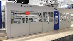 Gabler says its M100 tilt-bed thermoformer offers a 50 percent upgrade in output versus prior platforms.