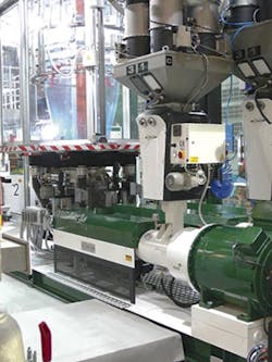 Siemens' S120 drive, shown on a blown film line, increases energy efficiency by optimizing motor control. Siemens' S120 drive, shown on a blown film line, increases energy efficiency by optimizing motor control.