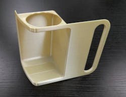 A restroom fixture made by Stratasys printers A restroom fixture made by Stratasys printers