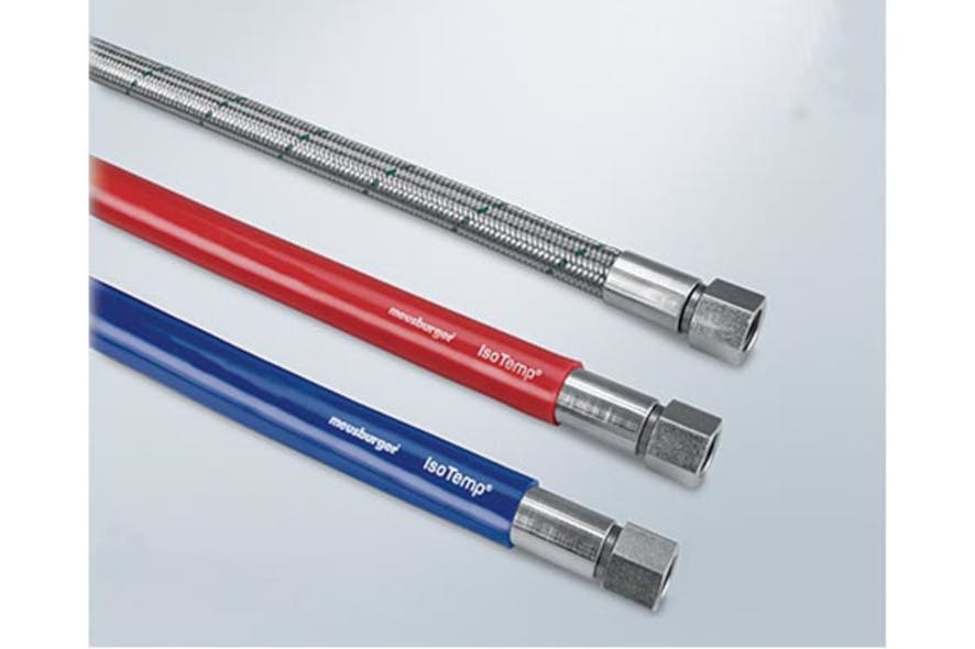 Meusburger's new hightemp hoses target clean rooms Plastics Machinery & Manufacturing