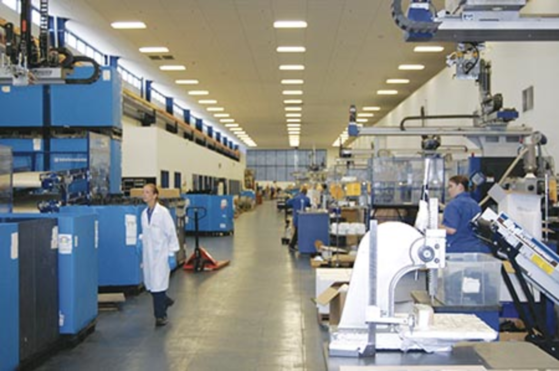 Press positioning is functional and serves as a visual sales tool when hosting customers.