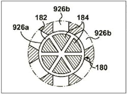 Plastic is divided into thermal zones in Husky's melt conditioner. Plastic is divided into thermal zones in Husky's melt conditioner.