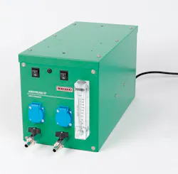 Leister's Airstream ST provides a constant supply of clean, dry air to the company's hand-held, manual welders. Leister's Airstream ST provides a constant supply of clean, dry air to the company's hand-held, manual welders.