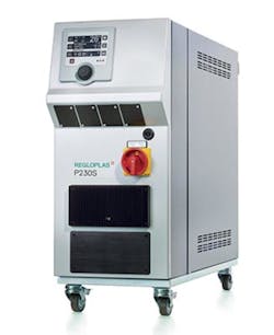 Regloplas' latest P230S pressurized-water TCU boasts higher temperature capability. Regloplas' latest P230S pressurized-water TCU boasts higher temperature capability.