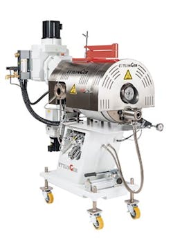 The ERF 350 melt filter from Ettlinger handles highly contaminated materials. The ERF 350 melt filter from Ettlinger handles highly contaminated materials.