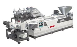 The Gneuss MRS extruder is used for the company's new foaming technology. The Gneuss MRS extruder is used for the company's new foaming technology.