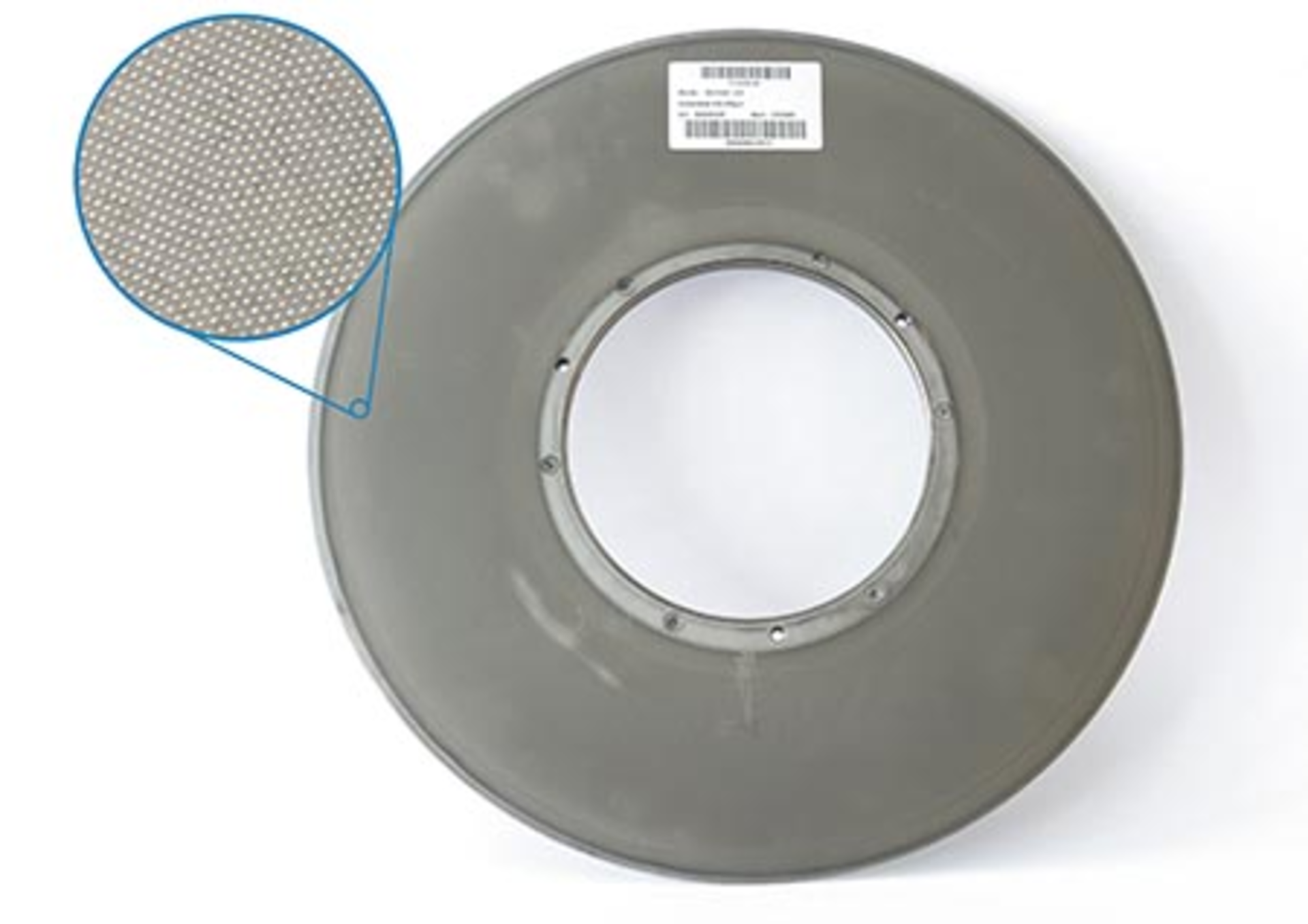 The Laserfilter screen contains super-fine holes allowing for very fine filtration.