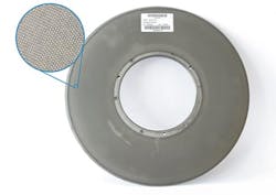 The Laserfilter screen contains super-fine holes allowing for very fine filtration. The Laserfilter screen contains super-fine holes allowing for very fine filtration.