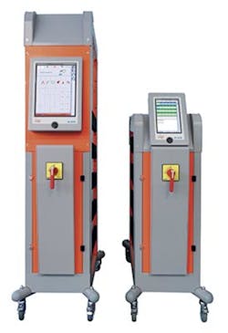 SISE's new multizone hot-runner TCUs are available in five sizes, including, from far left, XL and L versions. SISE's new multizone hot-runner TCUs are available in five sizes, including, from far left, XL and L versions.