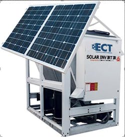 EcoChillers' Inverter line of central chillers has been upgraded to incorporate variable-speed compressors and solar panels. EcoChillers' Inverter line of central chillers has been upgraded to incorporate variable-speed compressors and solar panels.