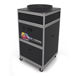 Delta T Systems' portable VS series air-cooled chiller integrates variable-speed compressor technology. Delta T Systems' portable VS series air-cooled chiller integrates variable-speed compressor technology.