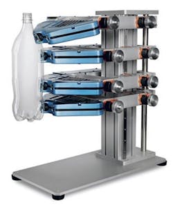 FocalSpec's thickness measurement system for bottles and containers can automatically assess wall thickness at multiple inspection points. FocalSpec's thickness measurement system for bottles and containers can automatically assess wall thickness at multiple inspection points.